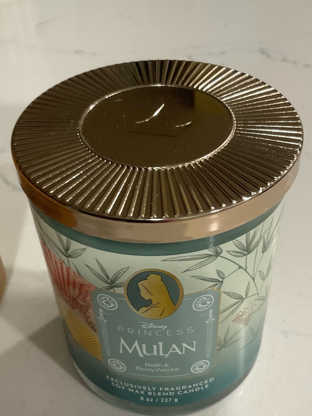 Bath & BodyWorks Disney Mulan One Wick Scented Candle New